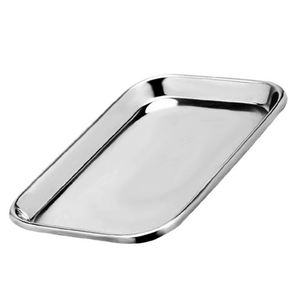 ถาดสแตนเลสแบบแมนนวลสำหรับการผ่าตัดทั่วไปที่วางเข็มโลหะสำหรับโรงพยาบาลทันตกรรมรับประกัน1ปี - Product Image 4