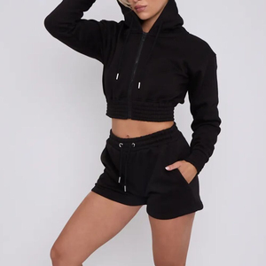 Summer Clothing 2 Piece Short <b>Skirt</b> Set <b>Women</b> Sets Clothing 2025 New Arrivals Custom Outfits <b>Women</b> Crop Hoodie Two Piece Set - Product Image 6