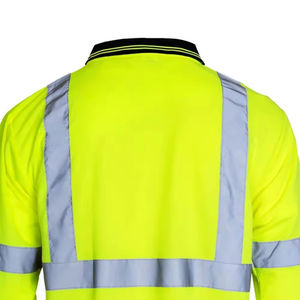 Camisa de Trabajo Industrial Unisex, Uniforme de Seguridad Transpirable, Logotipo Personalizado, Poliéster de Alta Calidad, Ecológico, de Secado Rápido - Product Image 6