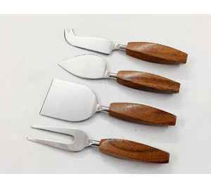 Sell 4pcs Cheese <b>Knife</b> Tool Set Unique Stainless Steel Cheese <b>Knife</b> Set Stainless Steel High Quality Flatware Cutlery - Product Image 4