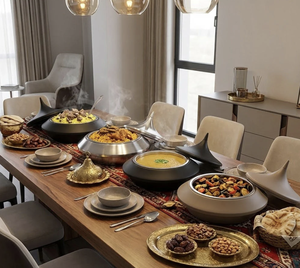 Olla de Cocina Moderna de Calidad Duradera con Acabado Plateado, Ecológica, con Tapa Cónica, Estilo Buffet, para Fiestas en Casa, Hoteles, Bodas y Eventos - Product Image 6