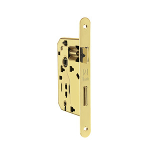 Serratura Brevettata Quadro 8/70 Ottone 45 B.Tondo Senza Gaccia - Product Image 1