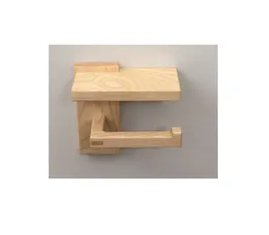 Top quality Wood Toilet paper roll holder good looking wall mount self roll paper holder wholesale supplier
