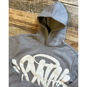 ชุดวอร์มลำลองสำหรับผู้ชาย แบบสปอร์ต ผ้าฟอกสี ทรงหลวม สไตล์สตรีทแวร์ เหมาะสำหรับใส่ออกกำลังกาย ให้ความอบอุ่น แฟชั่นทันสมัย ชุดฮู้ดดี้และกางเกง - Product Image 5