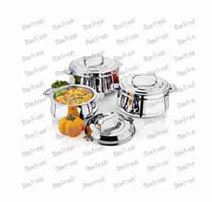 MAXFRESH CLASSIC BELLY HOTPOT <b>SET</b> INSULATED STAINLESS STEEL CASSEROLE <b>POT</b> COVER 20CM DIAMETER KEEP FOOD WARM EXPORT QUALITY - Product Image 4