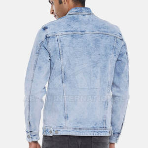 Vestes jeans pour hommes de qualité supérieure fabriqués au Pakistan conception personnalisée veste d'hiver pour hommes en gros - Product Image 4