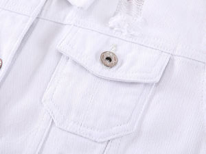 New Arrival <b>Ladies</b> Washed Denim <b>Jackets</b> Women's Summer Streetwear <b>Crop</b> <b>Jackets</b> with Cotton Filling for Autumn & Winter - Product Image 5