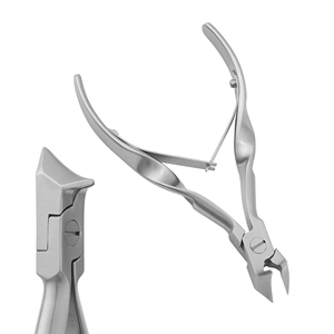Coupe-ongles professionnel personnalisable en acier inoxydable, double ressort, ouverture large, logo personnalisé, Stahlmann Nails - Product Image 4