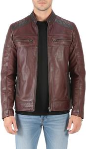 Chaquetas de Cuero 100% Genuino, Personalizadas, Holgadas, Transpirables, Resistentes al Viento, Tallas Grandes, Cómodas, con Cuello Alto, para Hombre, con Logotipo Frontal, para Invierno - Product Image 2