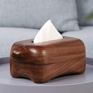 Boîte à mouchoirs de décoration de maison au design de luxe, boîte à mouchoirs en bois de grande qualité, boîte à mouchoirs à prix bon marché - Product Image 3