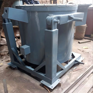 Four d'inclinaison à creuset High-Tech 300 KGS pour métaux non ferreux Nouvelles usines de fabrication de noyau de moteur en aluminium et en cuivre - Product Image 1