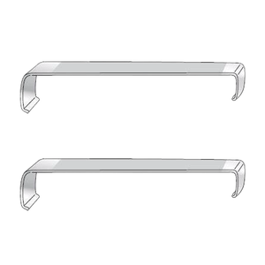 Lane Retractor Hoja de doble extremo 229mm de largo 13mm X 19mm de ancho Manual Quirúrgico Instrumentos de acero inoxidable Certificado CE Hecho - Product Image 1