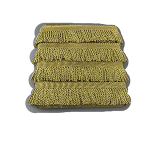 Frange de lingot torsadée du fabricant professionnel OEM meilleur prix pour Textiles de maison rideaux décoratifs vêtements glands - Product Image 4