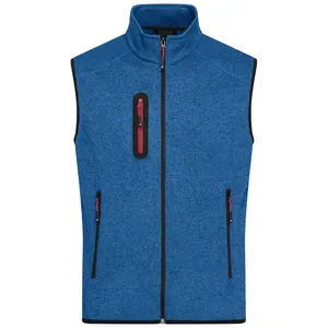 Gilet en polaire tricoté sur mesure pour hommes, pour sweats à capuche et sweat-shirts promotionnels - Product Image 2
