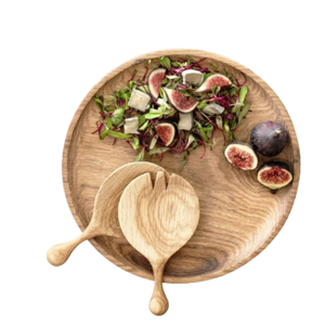 Venta al por mayor de utensilios de madera de acacia de diseño único servidor de ensalada cocina de alta calidad para artículos de cocina de la fábrica de Vietnam - Product Image 4