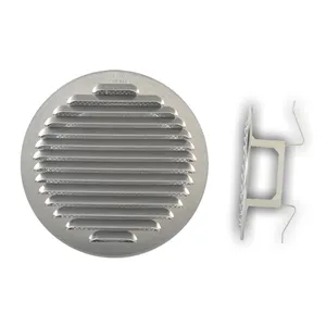 Алюминиевая круглая вентиляционная решетка HVAC с пружиной разного размера с лабораторными испытаниями