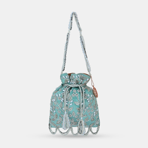 กระเป๋าใส่เมล็ดลูกปัดปักลายสำหรับงานเฉลิมฉลองคริสต์มาสกระเป๋าประดับด้วยลูกปัดพร้อมเชือก - Product Image 2