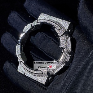 Đồng hồ nam Iced Out GA100 GA110 mạ vàng, mặt số đính đá Moissanite VVS GRA đặt làm riêng - Product Image 3