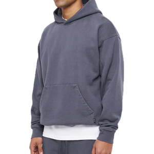 Sweats à capuche en coton pour hommes Sweats à capuche personnalisés à manches longues Sweat à capuche uni vierge pour hommes 2023/2024 - Product Image 2