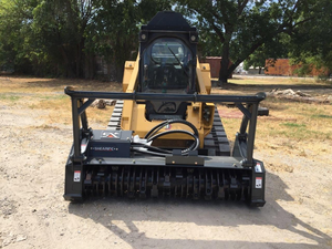 Chargeuse compacte sur chenilles Cat 299D3 XE 110HP d'occasion en bon état, chargeuse sur chenilles à déplacement latéral à haut débit, équipement de construction avec broyeur forestier - Product Image 1