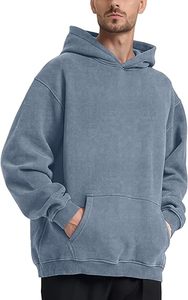 Sudadera con Capucha para Hombre, Estilo Lavado Ácido, Hecha con Felpa de Alta Calidad y Diseño Holgado Personalizado para un Look Diario Cómodo - Product Image 5