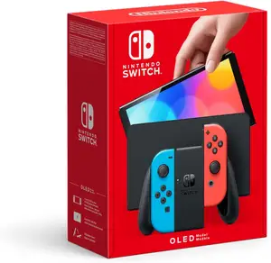 Nintendo Switch OLED Modelo Neon Azul Neon Vermelho