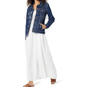 Nouveauté veste en jean pour femmes vente en gros de vêtements de ville veste en jean d'hiver pour femmes à bas prix - Product Image 4