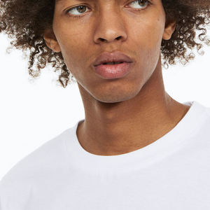 T-shirts vierges en coton de qualité supérieure Impression unisexe vierge en gros Logo personnalisé 100% coton uni - Product Image 5