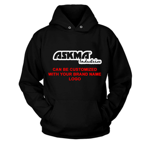 Sudadera con capucha de manga larga negra transpirable para hombre con logotipo personalizado al por mayor sudadera de algodón de temporada de invierno OEM estampado personalizado - Product Image 6