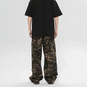 Pantalones Cargo Pantalones holgados Mujer Otoño Streetwear Pantalones de mujer Vintage Casual Pantalones de chándal sueltos Ajuste suelto Dibujar Cuerdas Cargo - Product Image 6