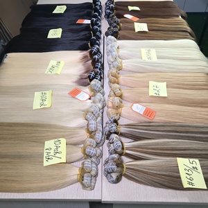 Couleurs Tendances Extensions de Cheveux 100% Vierge Remy Vietnamiennes Qualité Supérieure Lisses Double Trame Fabrication Directe Usine - Product Image 2