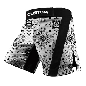 Nouveauté Shorts de combat MMA unisexe Logo et design personnalisés Shorts MMA Design par sublimation Vêtements de sport Trunks de grappling UFC - Product Image 3