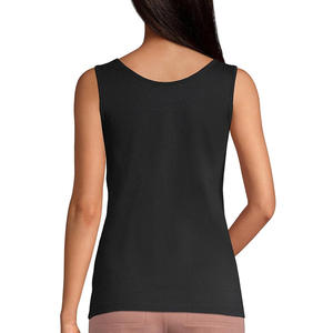 Nouvelle sortie ! Débardeur pour femme en spandex/coton respirant, design sculptant décontracté et flatteur, tissu tricoté doux, col rond - Product Image 5