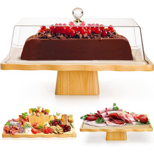 Proveedores de soporte de pastel de diseño moderno redondo de 2 niveles de soporte de exhibición de pastel moderno personalizado a precio competitivo - Product Image 4