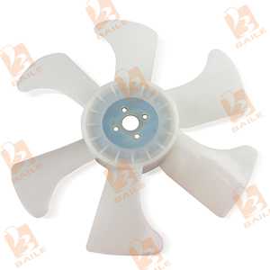 YM129916-44740ใบพัดพัดลมสำหรับเครื่องยนต์ yanmar 4TNV88 4D88E 4TNE88 PC40 Komatsu อะไหล่ใบพัดของพัดลมรถขุด - Product Image 1