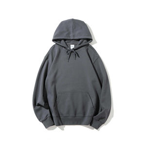 Sweat à capuche en polaire épais pour homme Logo personnalisé Tissu lourd GSM Style décontracté Hiver Chaud - Product Image 1