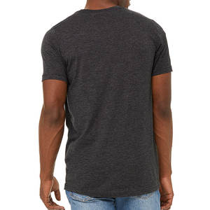 Camiseta Unisex para Adultos 100% Algodón en Negro, Básica, Lisa, sin Estampado, con Estampado Digital - Product Image 3