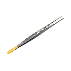 Pinzas Quirúrgicas MEDIHEAL SURGICAL CORP de Grado Quirúrgico TC, Pinzas de Pulgar Semidouradas Doradas de 20cm, Instrumento Debakey Vascular Atraumático, Juego de Instrumentos - Product Image 2