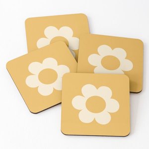 1619ไม้มะม่วง/ไม้อะคาเซียกว่าพิมพ์ชาที่ให้บริการจานรองแก้ว4ชิ้นชุด - Product Image 5