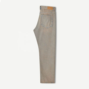 Pantalones de mezclilla azul cielo para hombre Ropa de calle de longitud completa con OEM Tendencia superior de Pakistán para el invierno - Product Image 3
