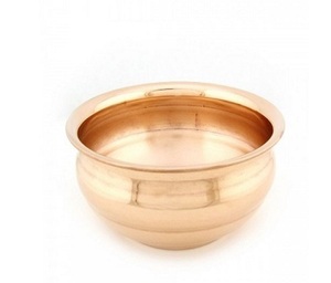 Tamaño personalizado diseño único forma redonda latón macizo Urli mejor calidad latón flor Urli para decoración de boda - Product Image 2