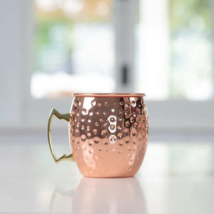 Drinkware Moscow Mule <b>Copper</b> Large Drinking <b>Mugs</b> Classic Design Hammered Drink Ware <b>Copper</b> <b>Mug</b> Handmade - Product Image 6