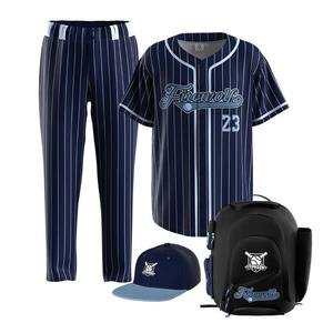 Baseball Jersey Unisex Custom Logo Teamwear Lightweight Breathable Quick Dry V-neck Sports Uniform OEM ODM Factory Direct Supply - Product Image 3