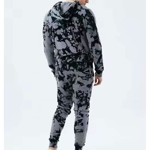 ชุดวอร์มผู้ชายลายมัดย้อมแบบใหม่ ปรับแต่งได้เต็มที่ คุณภาพสูง ระบายอากาศได้ดี ชุดวอร์มลายมัดย้อมราคาขายส่ง ผ้าฝ้าย 100% - Product Image 3