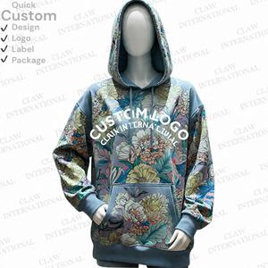 Sudaderas con capucha de sublimación de clasificación superior para mujer, sudaderas con capucha de sublimación de diseño anticontracción de secado rápido con tamaño personalizado - Product Image 5