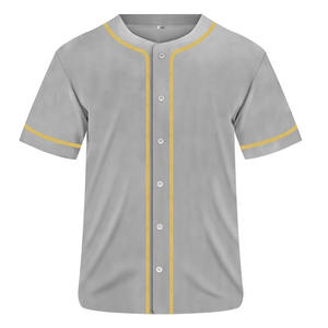 Nuevo diseño Jersey de béisbol Ropa deportiva Logotipo personalizado Mejor calidad Cómodo Jersey de béisbol de secado rápido para hombres - Product Image 6