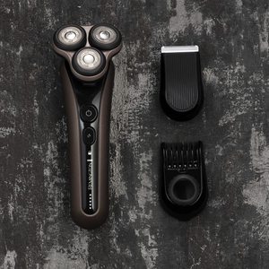 Afeitadora Eléctrica Inalámbrica Recargable por USB para Hombre, Afeitadora Rotativa Húmeda/Seca con Cabezales de Afeitado Flexibles, Larga Duración de Uso, Triple Cuchilla - Product Image 5