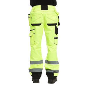 New High <b>Men</b> Reflective Cargo <b>Work</b> Pants Safety Hi Vis <b>Trousers</b> Custom OEM Private Label Factory Supplier - Product Image 5