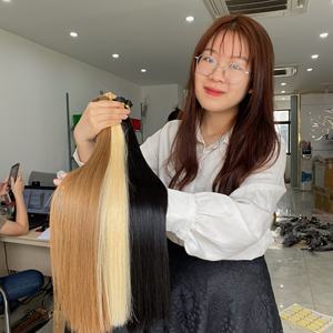 Venta al por mayor 12A Grado I Tip Hair Extensiones de queratina Colores personalizables Sin desprendimiento Sin enredos Recto Proveedor de cabello humano Premium - Product Image 1