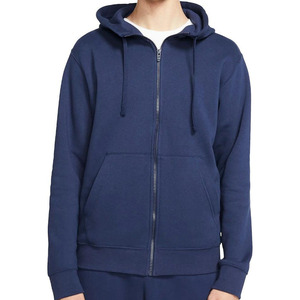 <b>Men's</b> Slim Fit Winter Zip <b>Hoodie</b> New Design Solid Color <b>Fleece</b> Outwear Plain Dyed <b>Hoodie</b> & Sweatshirt - Product Image 3